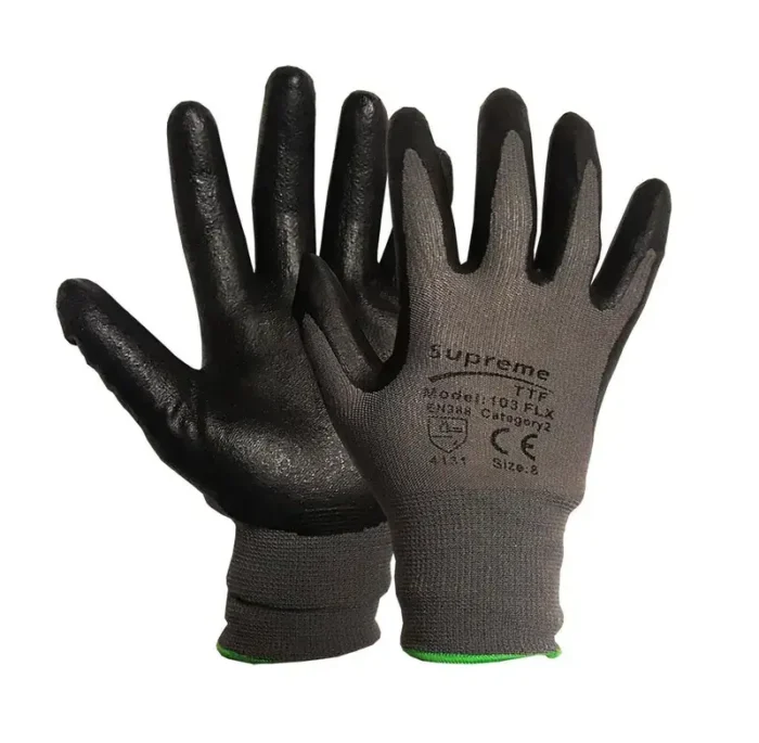 103FLX Foam Coated Level 1 Cut Proof Oil Protection Glove - Image 1