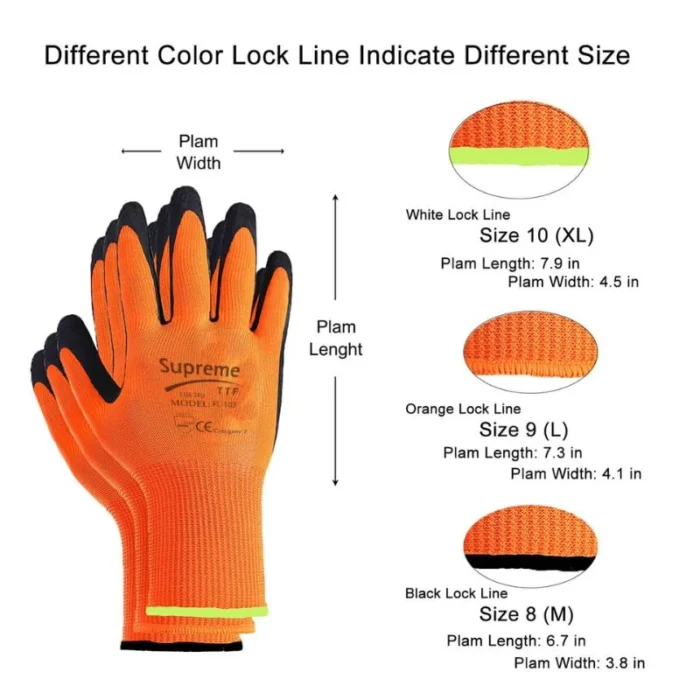 FL103 Latex Foam Coated Work Gloves - Image 4