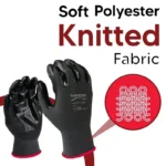 240Pair Black 103BB Nitrile Coated Work Gloves (Size: XL) - Image 2