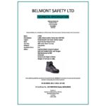 ROSELLE Women's Black Derby Boot Stylish, Secure, Slip-Resistant Safety Footwear - Image 2
