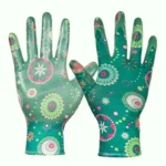 Flower Patterned Nitrile Coated Glove - Image 2
