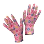 Flower Patterned Nitrile Coated Glove - Image 3
