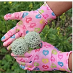 Flower Patterned Nitrile Coated Glove - Image 7