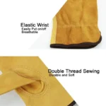 DG-COMBO Leather Drivers Work Gloves - Image 4