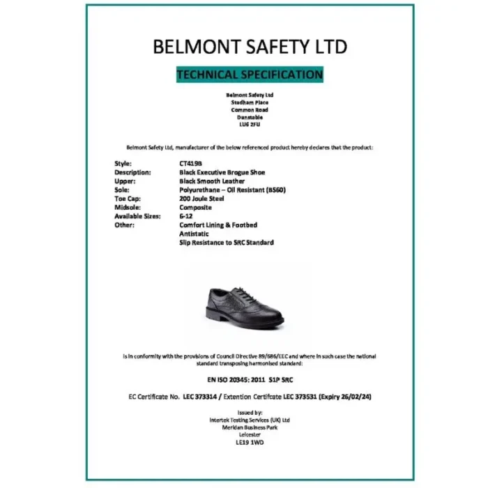 JAMESTOWN Executive Brogue S1P - Image 2