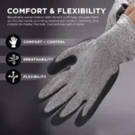 503FLX Foam Coated Level 5 Cut Proof Oil Protection Glove - Image 3