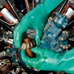 Green Nitrile Rubber Household Gloves - Image 4
