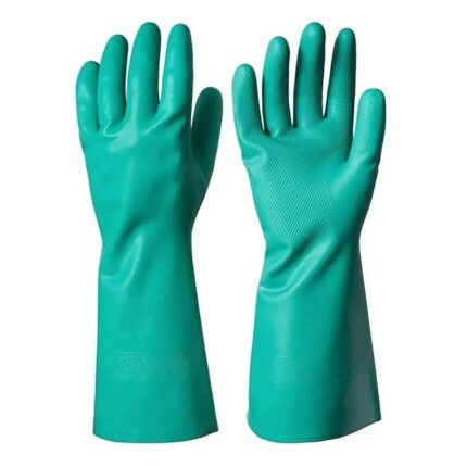 Green Nitrile Rubber Household Gloves