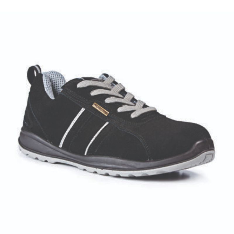 black suede safety boots