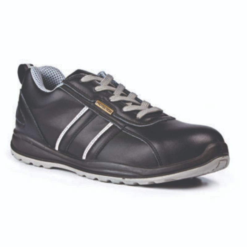 leather safety trainer shoes
