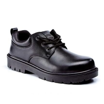 gibson black leather shoe