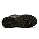 High Leg Boots Black Durable Water-Resistant Leather, Steel Toe Protection - Image 2