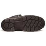 Waterproof Derby Shoes with Scuff Cap Composite Toe, Slip-Resistant Safety Shoe - Black - Image 2