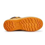 Nubuck Hiking Shoes S1P SRA Certified, Steel Toe, Slip-Resistant Rubber Sole - Honey Color - Image 2