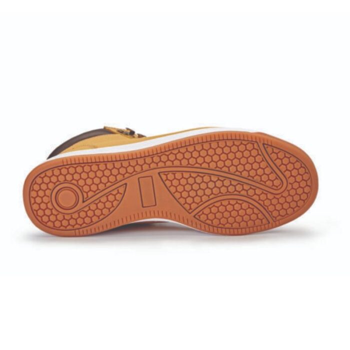 Honey Color Sport Nubuck Leather Athletic Safety Shoe Sneaker - Image 2