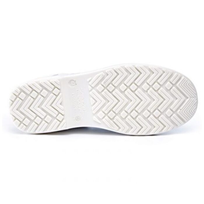 Slip On Shoe Microfibre CHICAGO Water-Resistant Boot, Steel Toe, Slip-Resistant Sole - White - Image 2