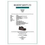 3 Eyelet Shoe Metal-Free Microfibre Water-Resistant, Slip-Resistant Safety Footwear - Image 3