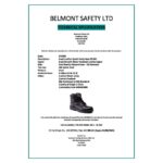 Black Leather Derby Boot Water-Resistant, Steel Toe, Slip-Resistant Sole - Image 3