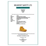 Nubuck Hiking Boot Honey Color Durable, Water-Resistant, Steel Toe Protection - Image 3