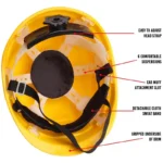 Premium Safety Helmet Hard Hat 6 Point Harness Adjustable Headband - Image 3
