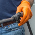 Diamond Texture Grip Nitrile Glove 50Pcs. Per Box, Ultra Durable, Powder Free, Touch Screen, Disposable Glove - Image 3