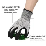 Level 5 Cut Protection Gloves Hand Protection for Cutting Work Gloves Gardening - Image 4