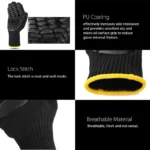 Anti Vibration Work Gloves, Shock Proof Impact Reducing Safety Gloves - Image 4