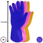 Long Sleeve Rubber Gloves Latex Household Cleaning Dishwashing Laundry Kitchen Gloves - Image 5