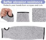 Arm Protection Sleeves with Thumb Hole Level 3 Cut Protection Gloves 1 Pair - Image 3