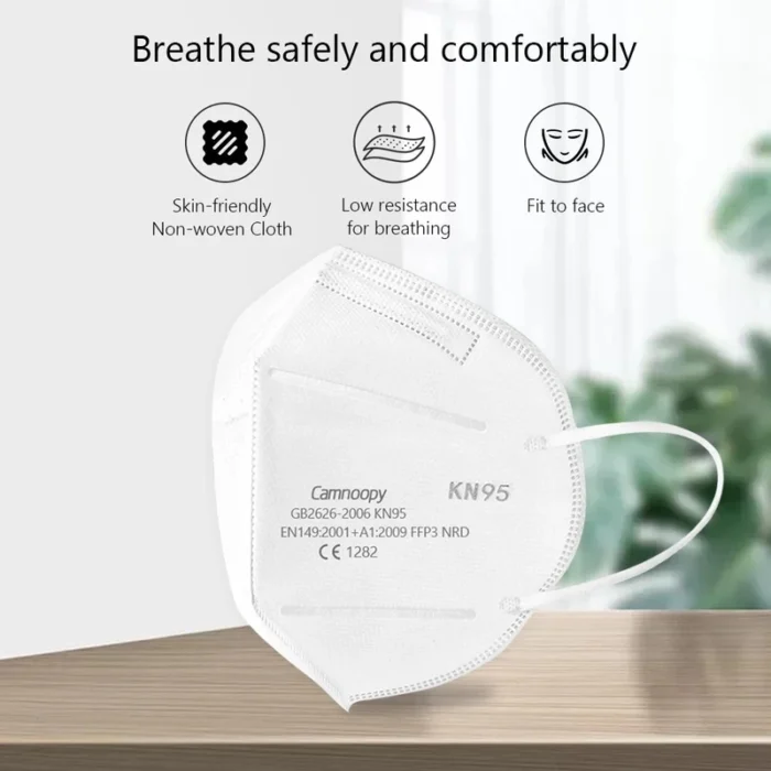 KN95 Respirator Mask, 5-Layer Breathable Disposable Face Mask 100Pcs. (20 Box) - Image 6