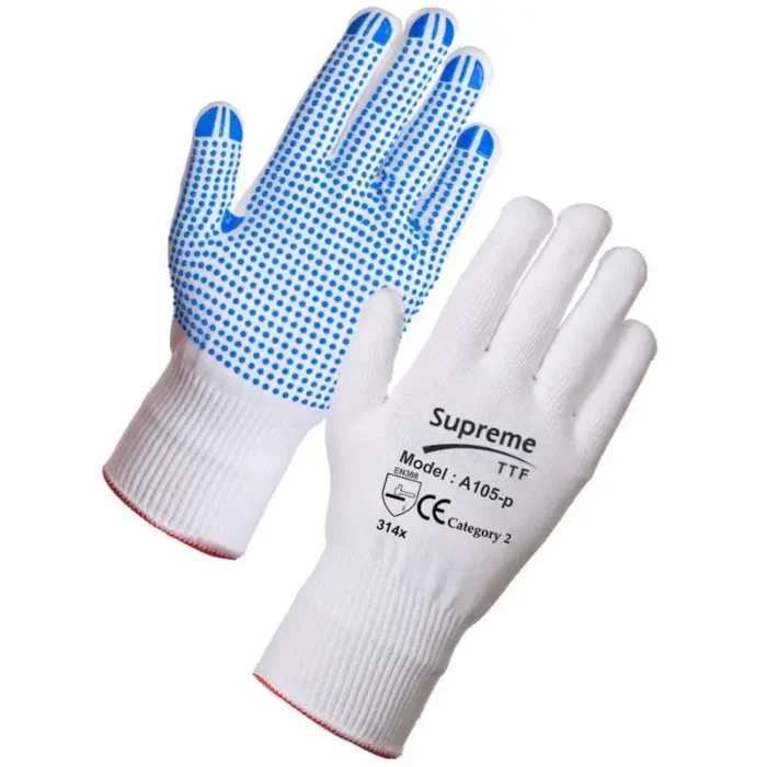 polka dot gloves