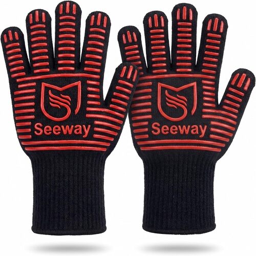 Heat Resistant BBQ Oven Gloves